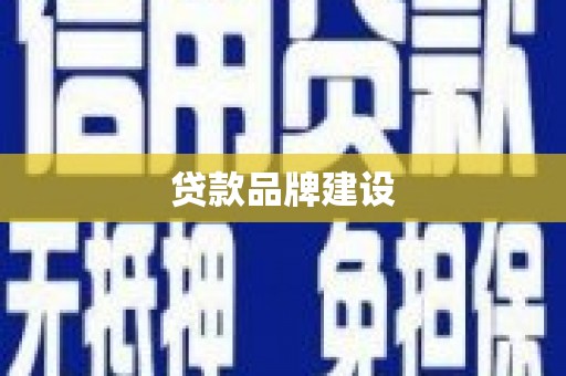 芳苑贷款品牌建设