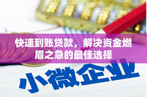 芳苑快速到账贷款，解决资金燃眉之急的最佳选择