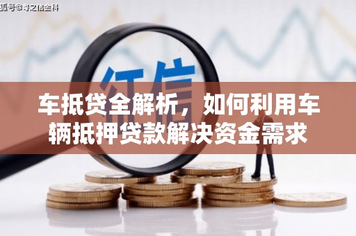 芳苑车抵贷全解析，如何利用车辆抵押贷款解决资金需求