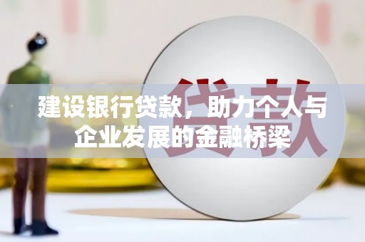 芳苑建设银行贷款，助力个人与企业发展的金融桥梁