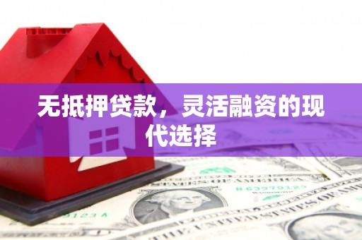 芳苑无抵押贷款，灵活融资的现代选择