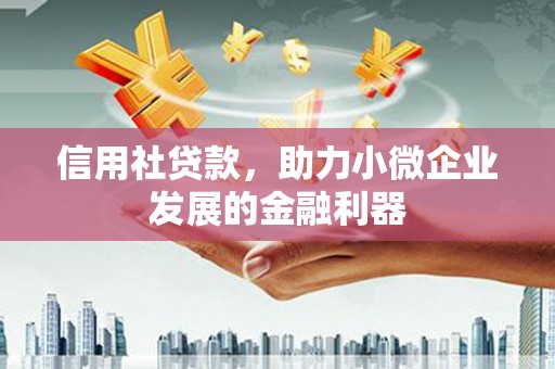 芳苑信用社贷款，助力小微企业发展的金融利器