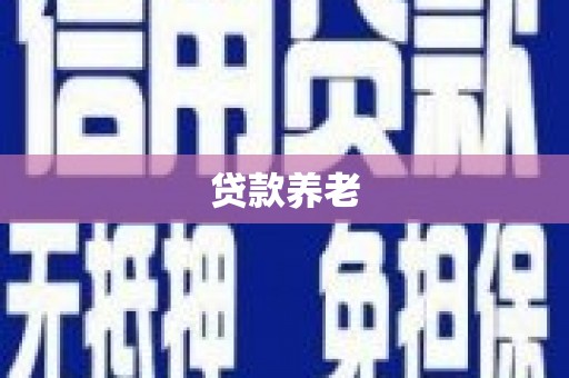 芳苑贷款养老