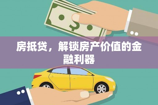 芳苑房抵贷，解锁房产价值的金融利器