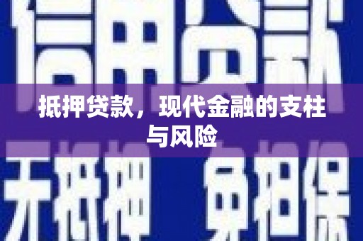 芳苑抵押贷款，现代金融的支柱与风险