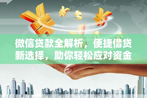 芳苑微信贷款全解析，便捷借贷新选择，助你轻松应对资金需求